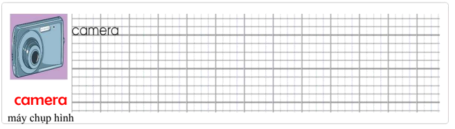 Tập viết Tiếng Anh lớp 4 Unit 3 My Things