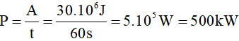 Giải bài tập VBT Vật lý lớp 8 bài 15: Công suất