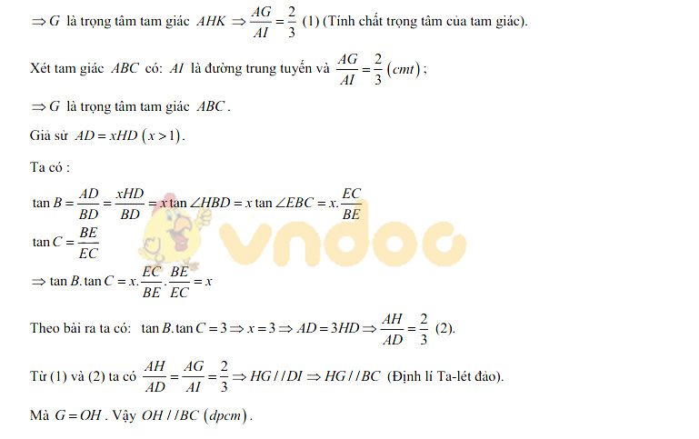 Đề thi vào lớp 10 môn Toán 2019 Chuyên Trần Hưng Đạo - Bình Thuận (Hệ số 1)
