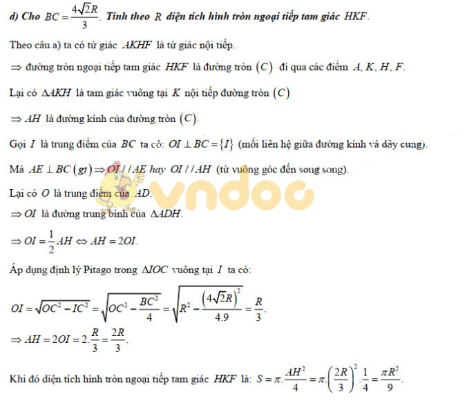 Đáp án đề thi vào lớp 10 môn Toán tỉnh Bình Thuận năm 2019