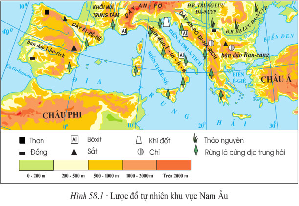Lý thuyết Địa lý lớp 7 bài 58
