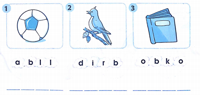 Phiếu bài tập cuối tuần môn Tiếng Anh lớp 1 Tuần 4