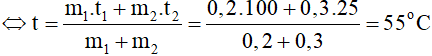 Giải bài tập VBT Vật lý lớp 8 bài 25: Phương trình cân bằng nhiệt