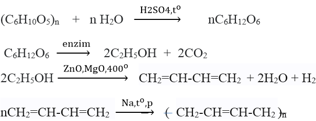 Chuỗi phản ứng hóa học của Polime