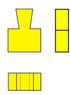 Giải VBT Công nghệ 8 bài 5: Bài tập thực hành: Đọc bản vẽ các khối đa diện