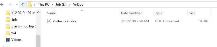 Tổ chức thông tin trong máy tính