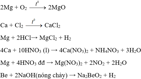 Lý thuyết: Luyện tập tính chất của kim loại kiềm, kim loại kiềm thổ