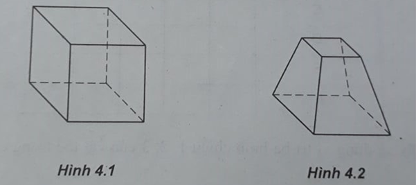 Giải SBT Công nghệ lớp 8 bài 4: Bản vẽ các khối đa diện