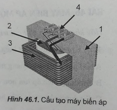 Giải SBT Công nghệ lớp 8 bài 46: Máy biến áp một pha