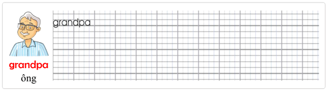 Tập viết Tiếng Anh lớp 1 Unit 4 This is my mum