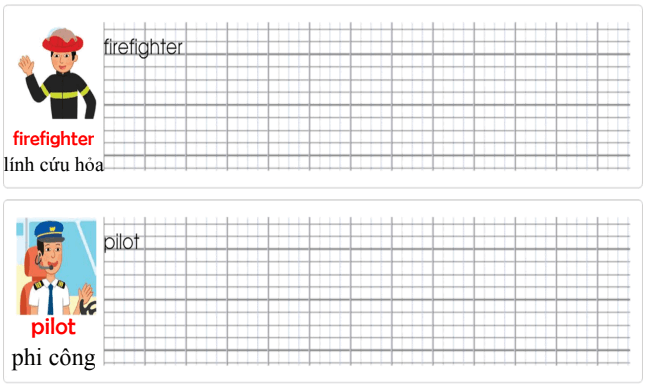 Tập viết Tiếng Anh lớp 2 Unit 4 He's a hero