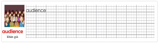 Tập viết Tiếng Anh lớp 5 Unit 4 We had a concert