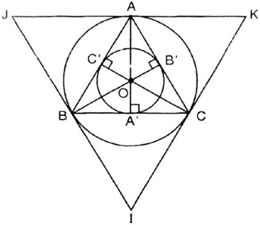 Giải bài tập SGK Toán lớp 9 bài 8: Đường tròn ngoại tiếp. Đường tròn nội tiếp