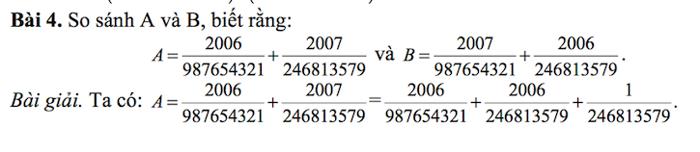 Bài toán so sánh giá trị biểu thức ở tiểu học