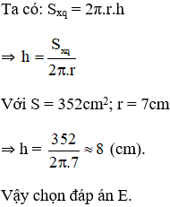 Giải bài tập SGK Toán lớp 9 bài 1: Hình Trụ - Diện tích xung quanh và thể tích của hình trụ