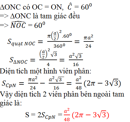 Giải bài tập SGK Toán lớp 9 bài 10: Diện tích hình tròn, hình quạt tròn