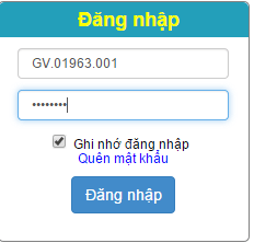 Trường học kết nối đăng nhập
