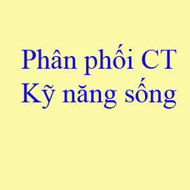 Phân phối chương trình Kỹ năng sống Tiểu học