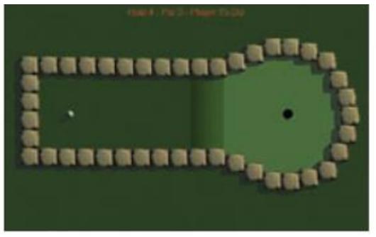 Tập thể thao với trò chơi Golf