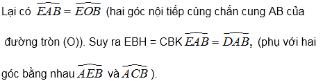 Góc nội tiếp hình học lớp 9