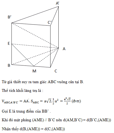 Cách tính khoảng cách giữa 2 đường thẳng chéo nhau trong không gian