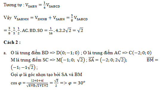 Cách tính khoảng cách giữa 2 đường thẳng chéo nhau trong không gian