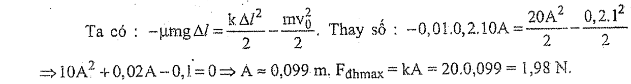 Ôn thi Đại học môn Vật Lí có đáp án - Đề số 9