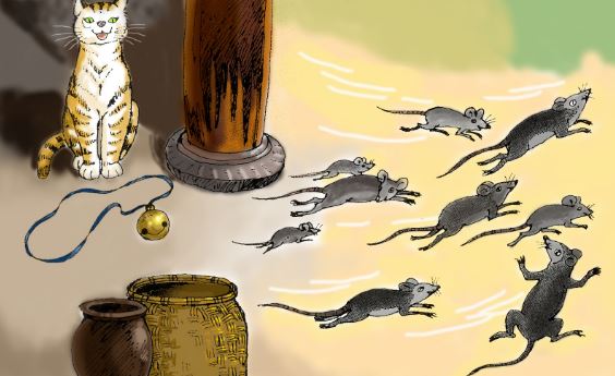 Đeo nhạc cho mèo