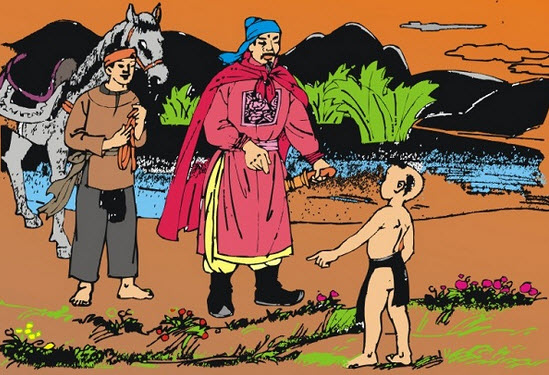 Trình bày cảm nhận về truyện cổ dân gian Em bé thông minh