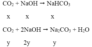 CO2, SO2 tác dụng với dung dịch kiềm