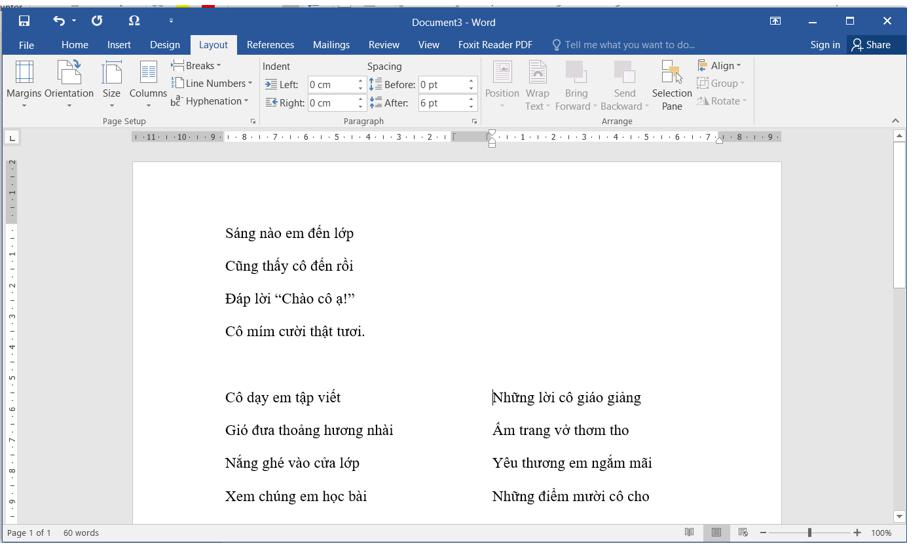 Luyện gõ từ và câu