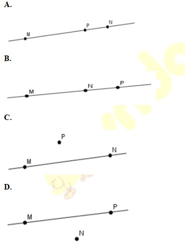Bài tập Toán lớp 6 bài Ba điểm thẳng hàng