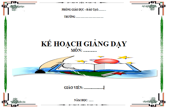 Mẫu giáo án ngang