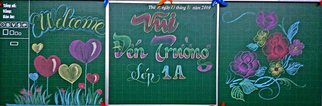 mau trang tri bang 3