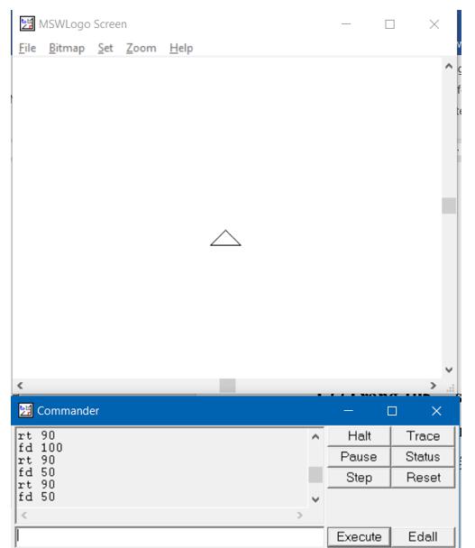 Thêm một số lệnh của Logo