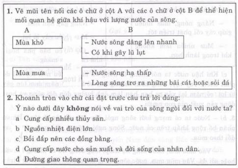 Giải Địa lí lớp 5 VNEN