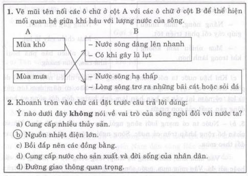 Giải Địa lí lớp 5 VNEN