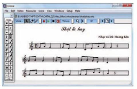 Giải bài tập Tin học lớp 4: Làm quen với Encore