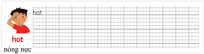 Tập viết Tiếng Anh lớp 1 Unit 5 He's happy!