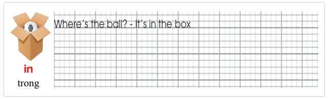 Tập viết Tiếng Anh lớp 2 Unit 5 Where's the ball?