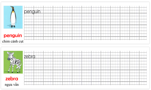 Tập viết Tiếng Anh lớp 4 Unit 5: A naughty monkey!