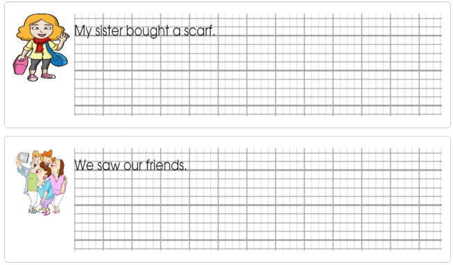 Tập viết Tiếng Anh lớp 5 Unit 5 The Dinosaur Museum