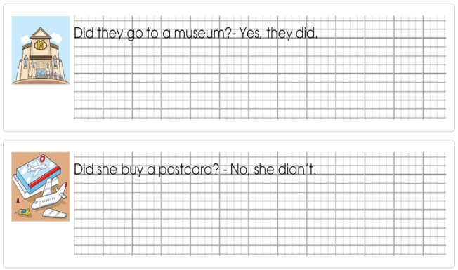 Tập viết Tiếng Anh lớp 5 Unit 5 The Dinosaur Museum