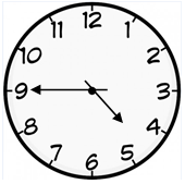 Đề kiểm tra 15 phút môn Toán lớp 3 - Xem đồng hồ