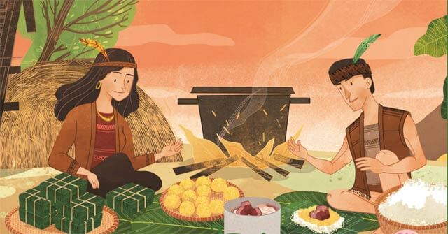 Kể lại truyền thuyết bánh chung bánh giầy bằng lời kể của em