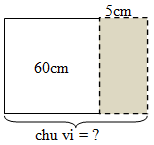 Đề kiểm tra 15 phút môn Toán lớp 3 - Chu vi hình chữ nhật - Chu vi hình vuông