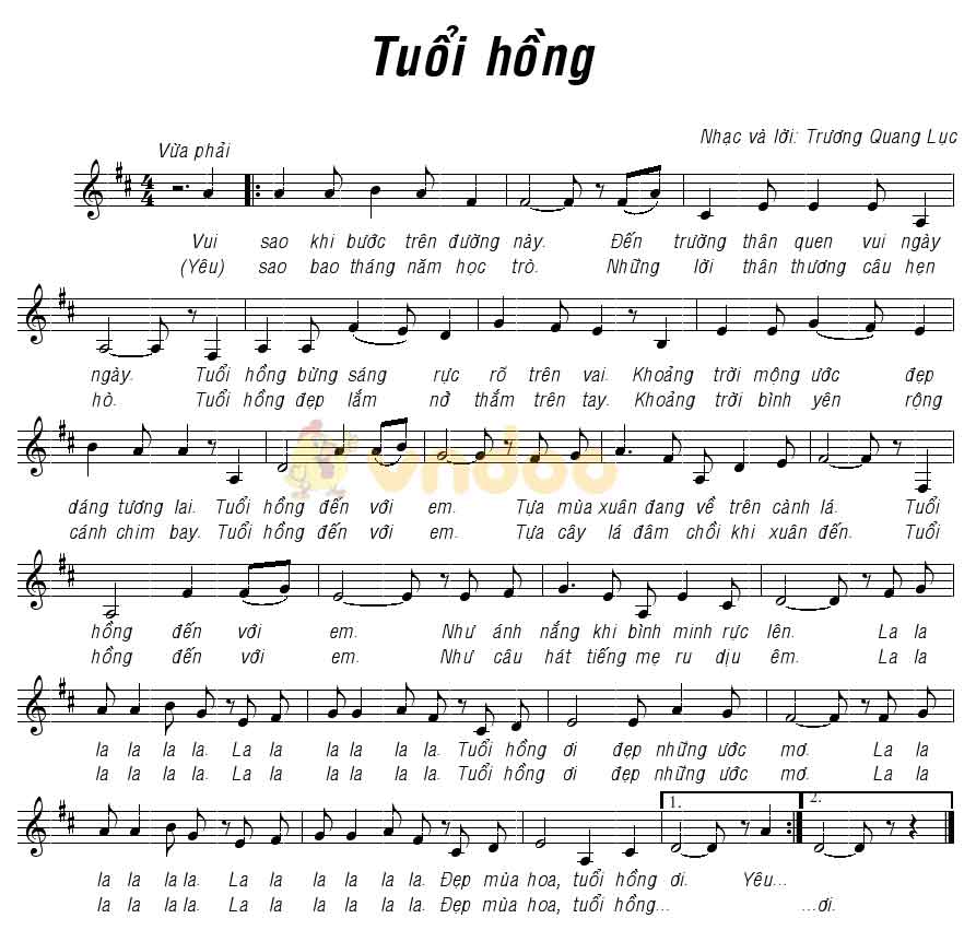 Soạn Âm nhạc lớp 8 Tiết 10: Ôn tập bài hát: Tuổi hồng; Ôn tập TĐN số 3 & Âm nhạc thưởng thức: Nhạc sĩ Phan Huỳnh Điểu và bài hát: Bóng cây Kơ- nia