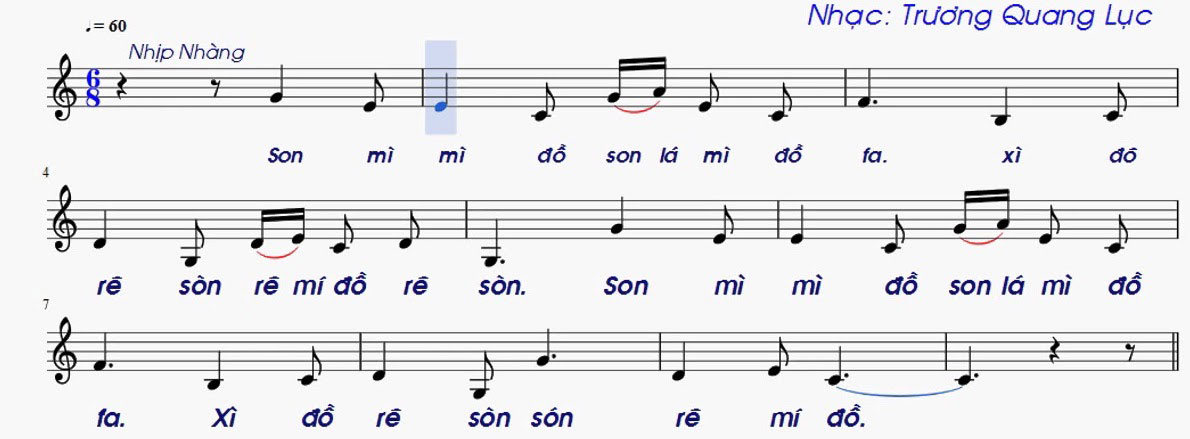 Soạn Âm nhạc lớp 8 Tiết 23: Ôn tập bài hát: Nổi trống lên các bạn ơi & Tập đọc nhạc: TĐN số 6