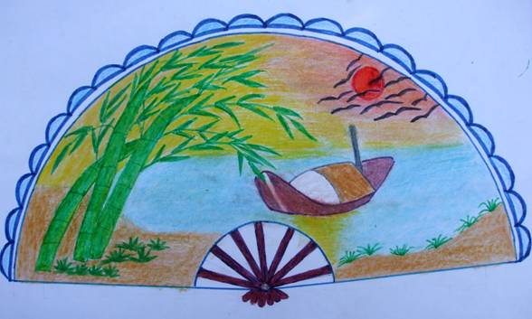 Soạn Mĩ thuật lớp 8 Bài 1: Vẽ trang trí – Trang trí quạt giấy