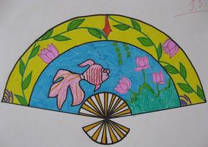 Soạn Mĩ thuật lớp 8 Bài 1: Vẽ trang trí – Trang trí quạt giấy